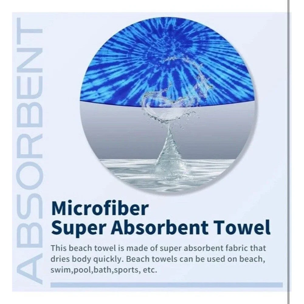 2Pk Thin Beach Towel Oversized 71